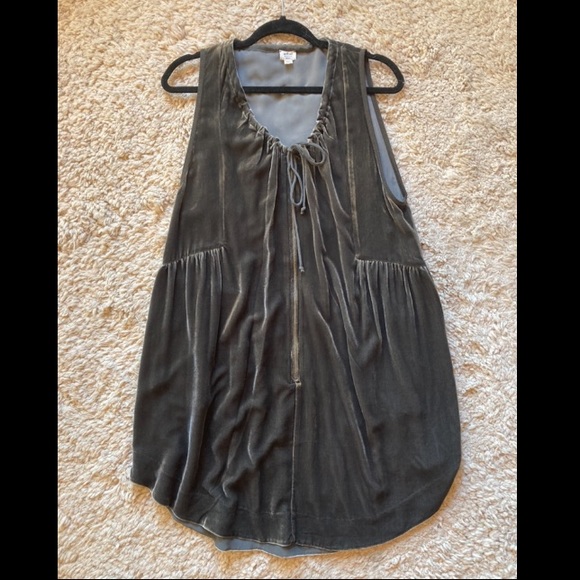 SOLD Wilfred Velvet & Silk Dress - Picture 1 of 4